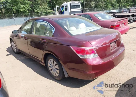 2008 Honda Accord 2.4 Lx z USA, uszkodzony, nr VIN 1HGCP26378A133786